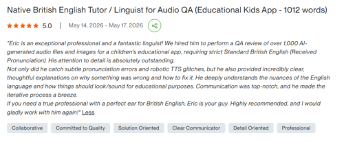 Testimonials - Collaborative, Commited to Quality, Solution Oriented, Clear Communicator, Detail Oriented, Professional.