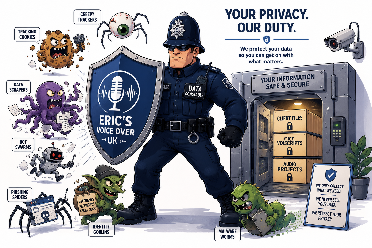 Privacy Policy - Eric's Voice Over Uk